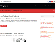 Tablet Screenshot of divagacoes.org